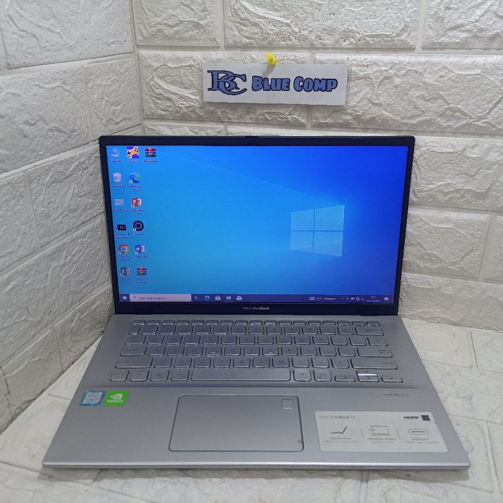 Laptop Gaming Asus Vivobook Core i7 Gen 8 VGA Nvidia MX250 Ram 20 GB SSD 256GB Laptop Slim Murah Key