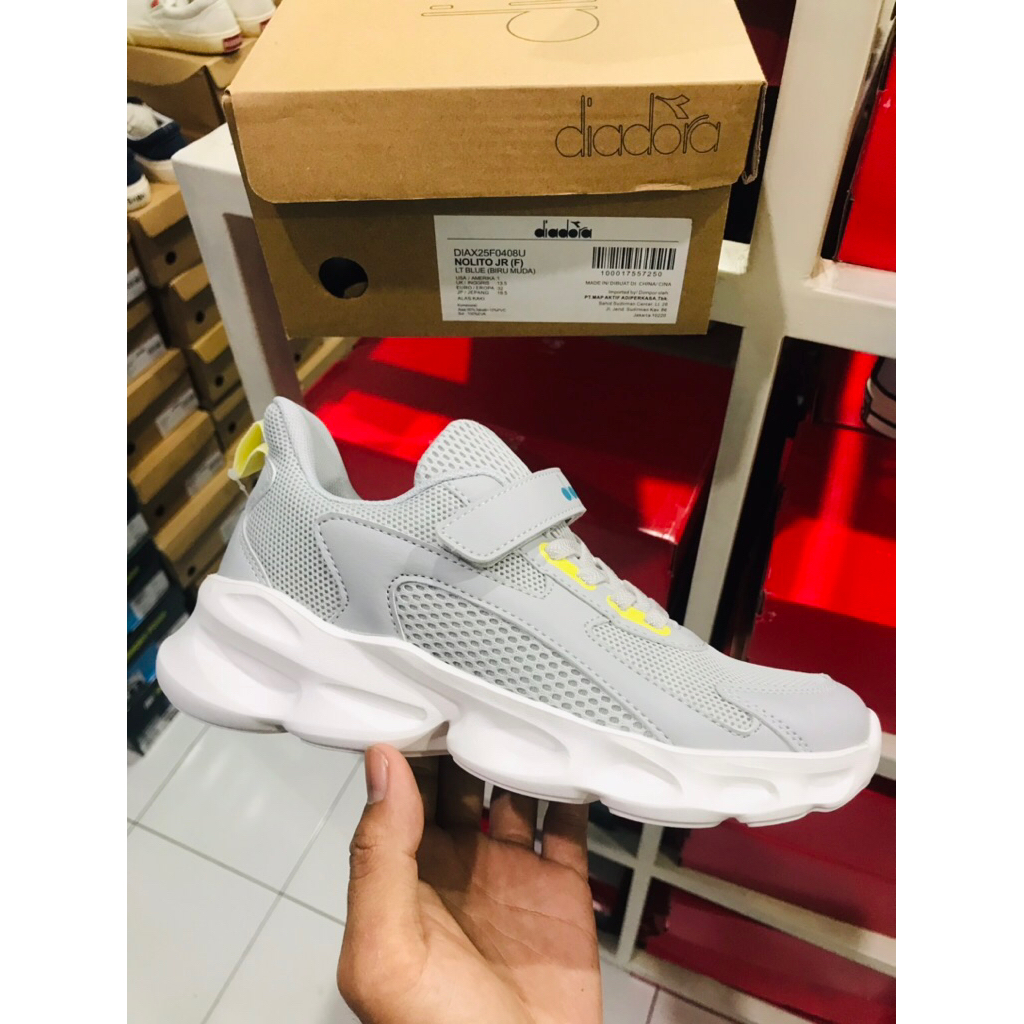 BIG SALE DIADORA NEVADA JR [DIAXF321605] ORIGINAL SEPATU ANAK/KIDS/RUNNING/LARI/SNEAKERS