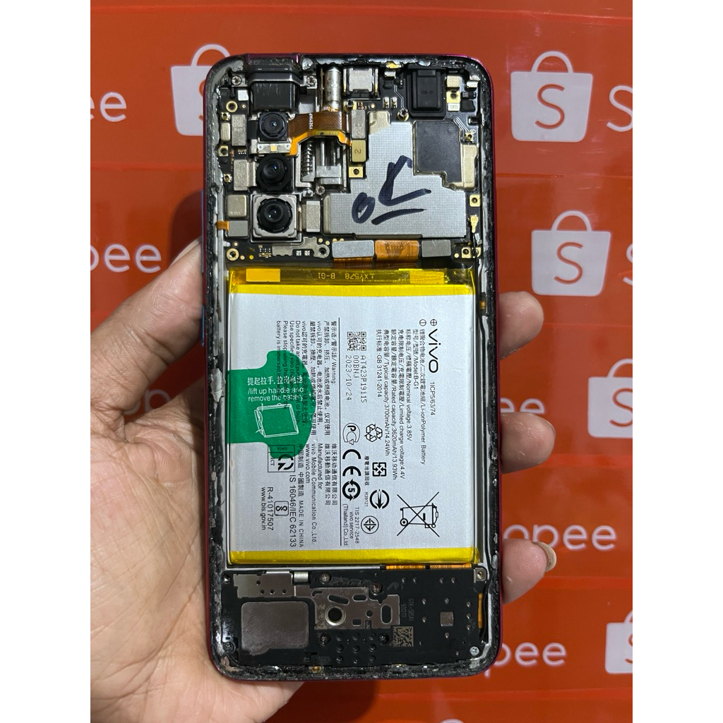 Mesin vivo v15 pro minus lcd_unit