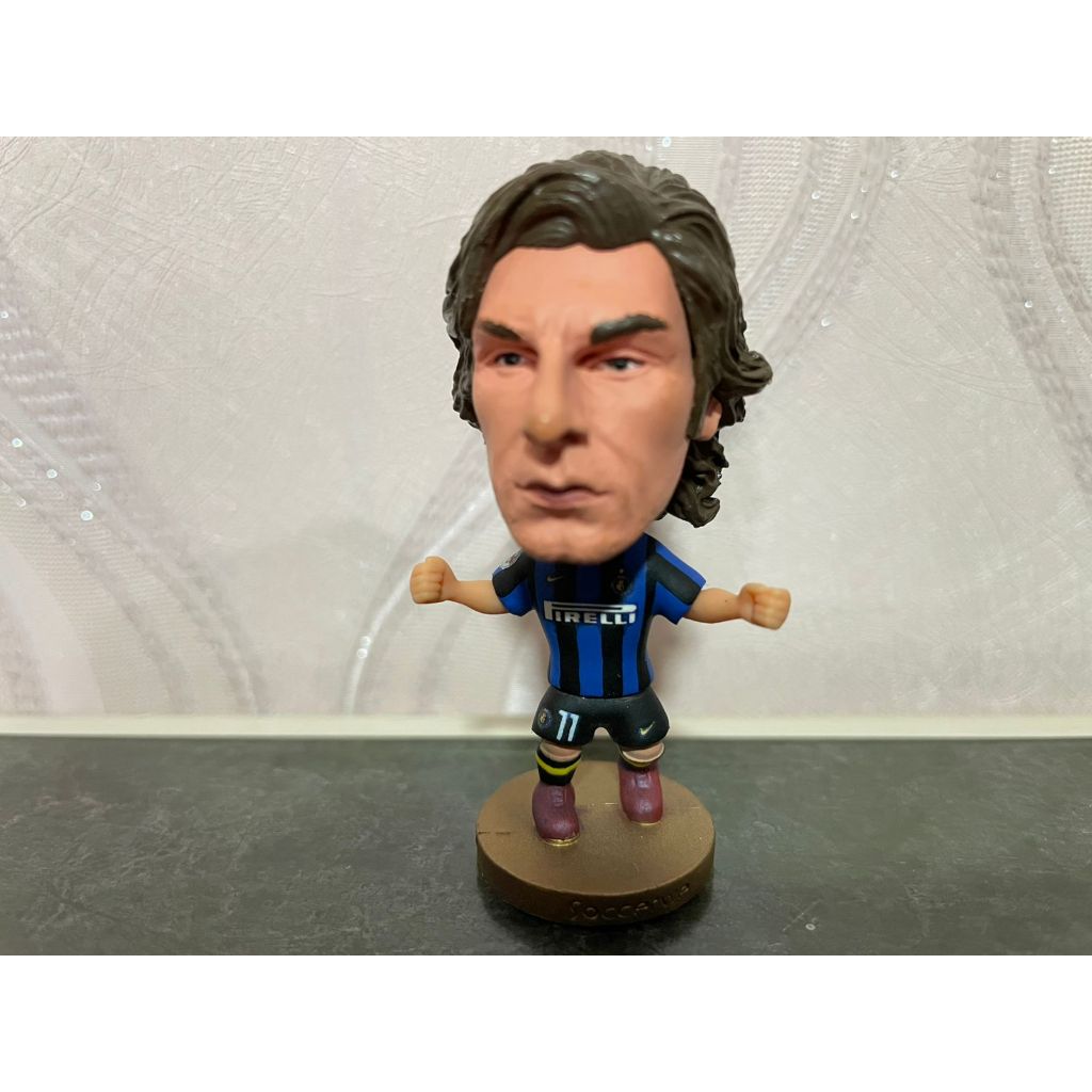 Soccerwe Soccer Action Figure - Andrea Pirlo Inter Milan ( REPAINT )