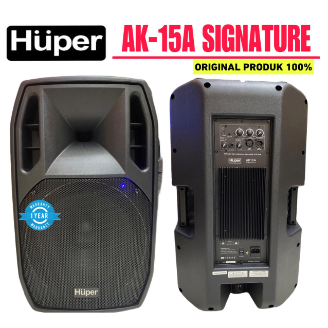 Speaker Aktif HUPER AK15A | AK15 | AK 15A SIGNATURE 800 Watt Original 1 BUAH