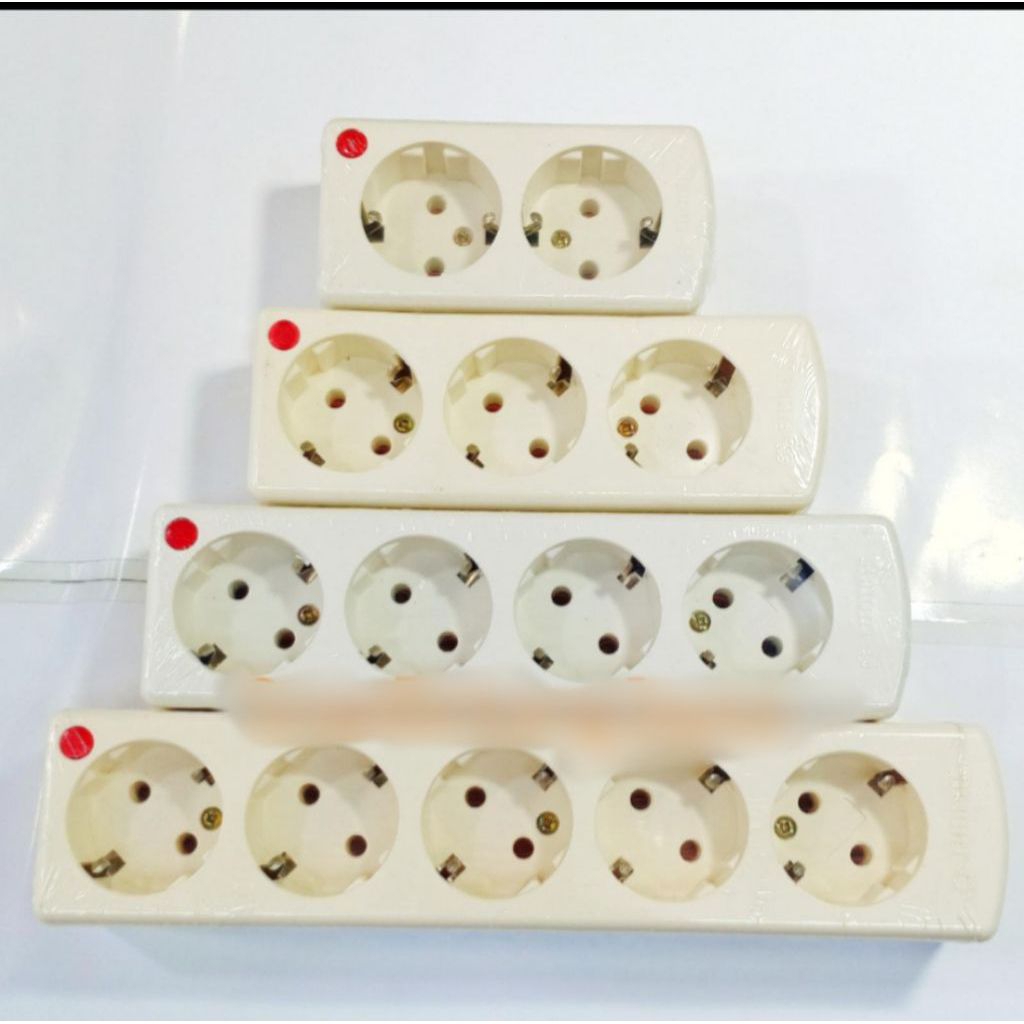 STOPKONTAK BRIGHT-G 2lubang/3lubang/4lubang/5lubang/ SNI