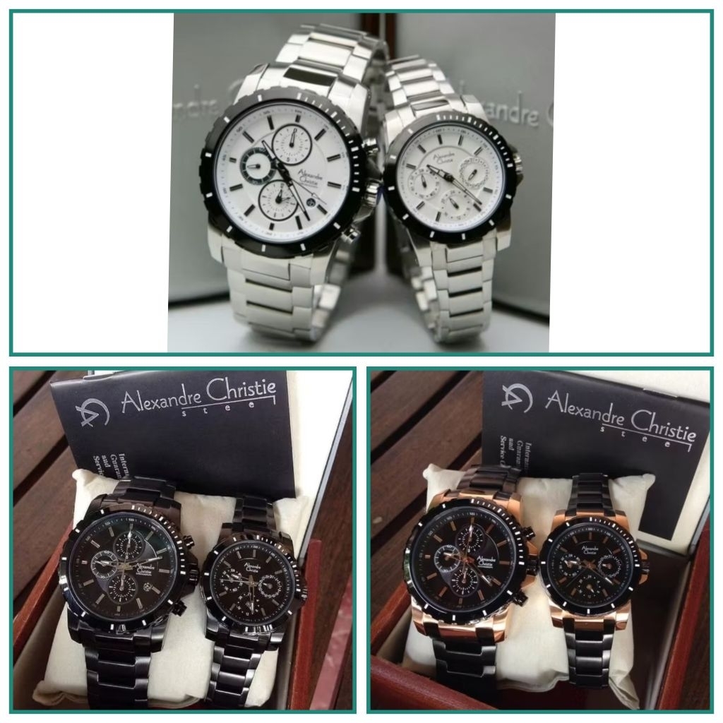 JAM TANGAN COUPLE ALEXANDRE CHRISTIE AC 6141 ALEXANDRE CHRISTIE COUPLE