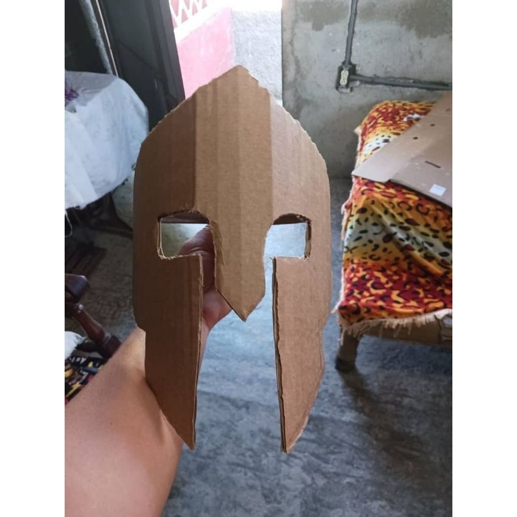 topeng kerajinan tangan dari kardus prakarya seni