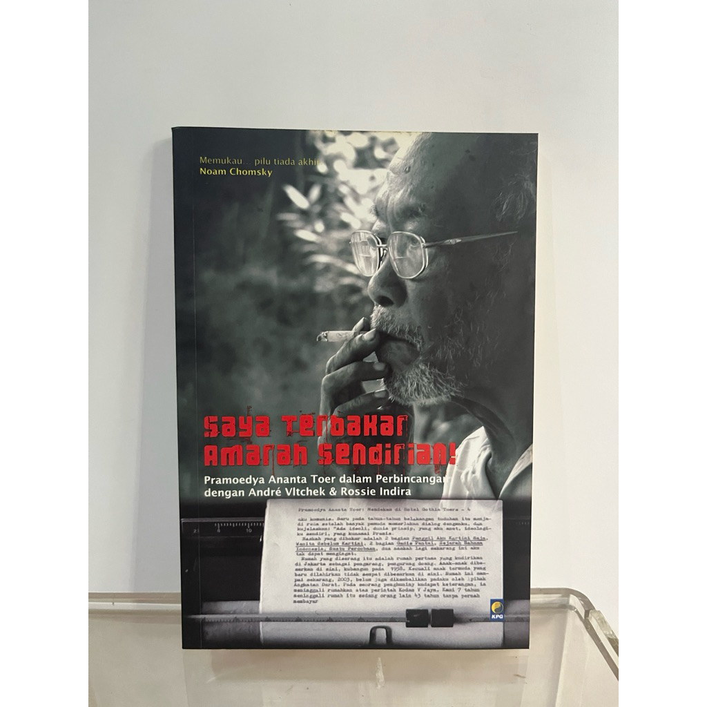 Buku Secondhand ‘Saya Terbakar Amarah Sendirian, Pramoedya Ananta Toer