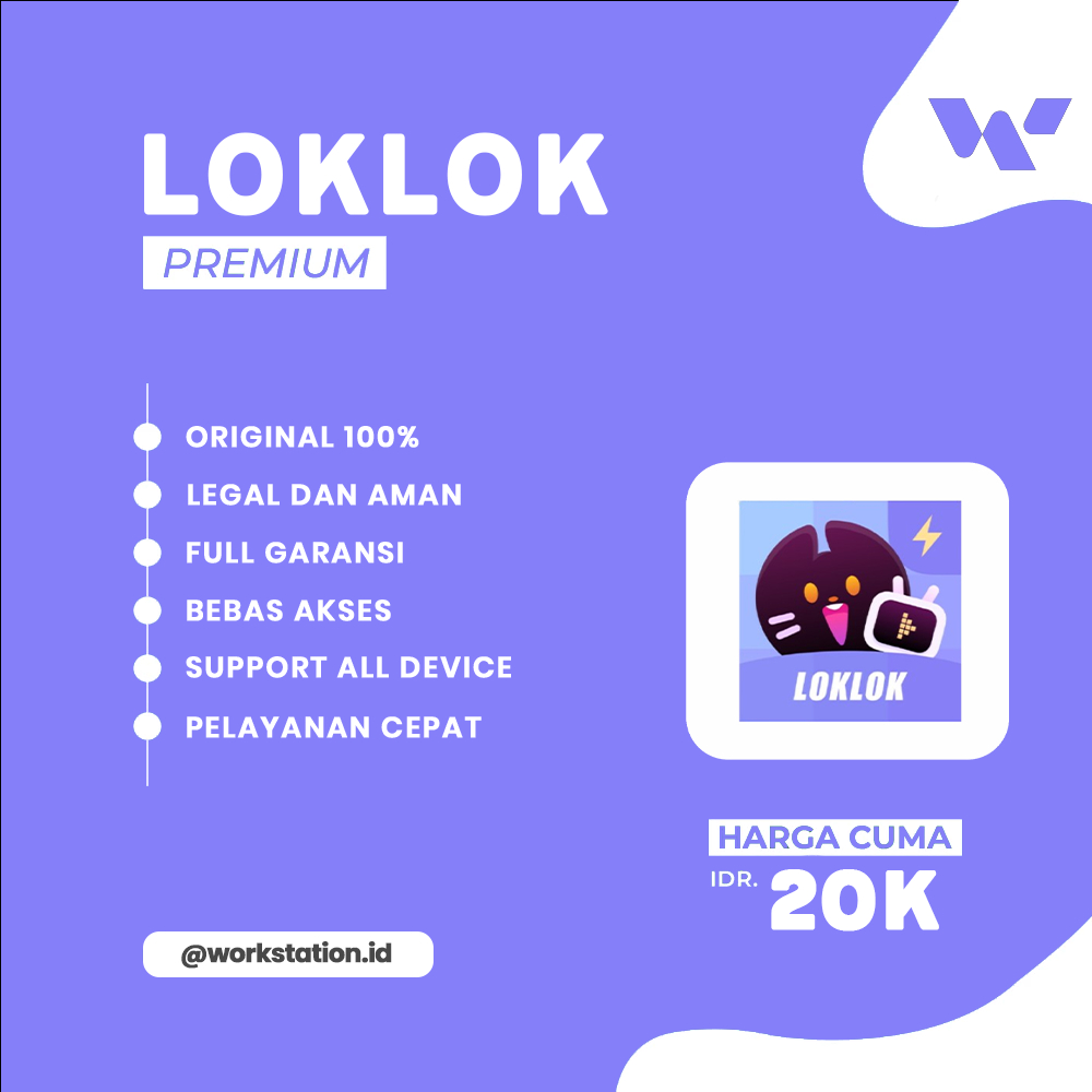 Loklok Premium 1 Bulan - Watch Anywhere Anytime
