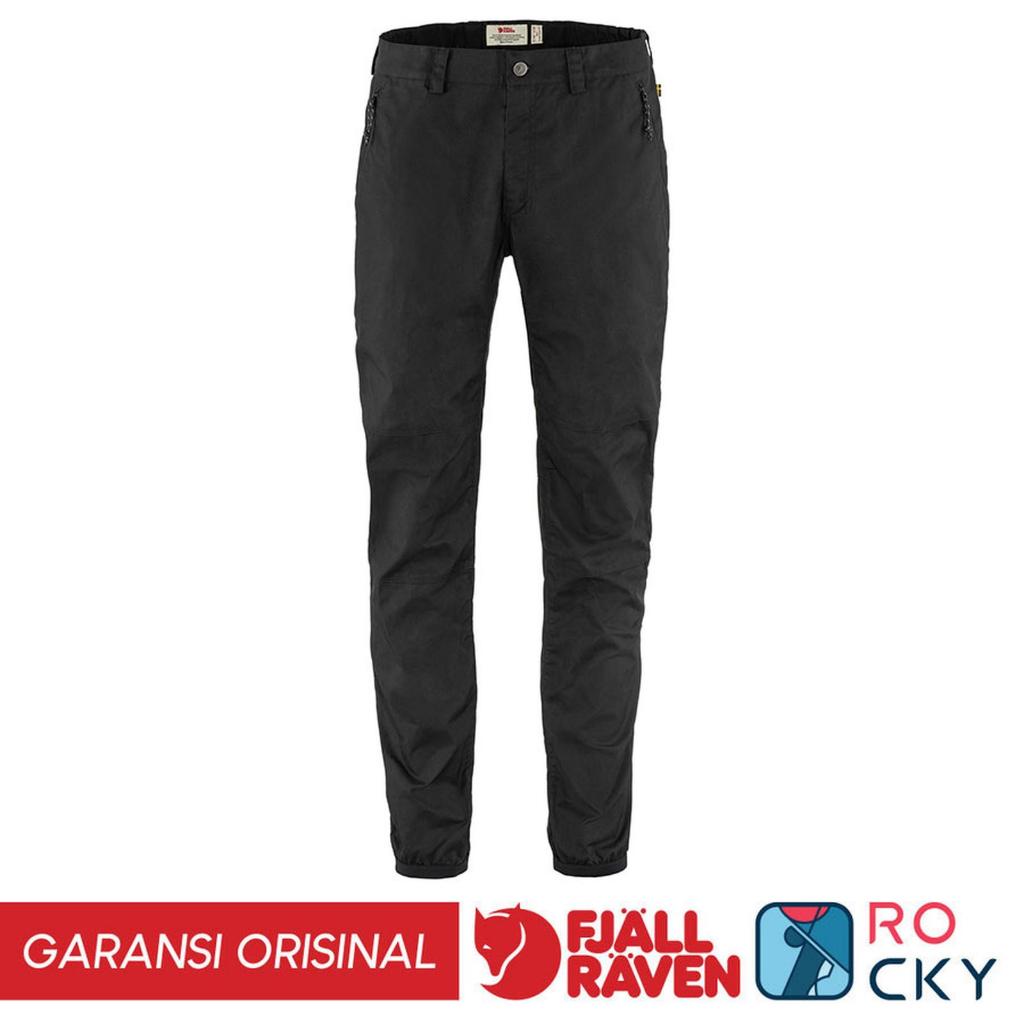 Celana Panjang Fjallraven Vardag Trousers Reg Color Black