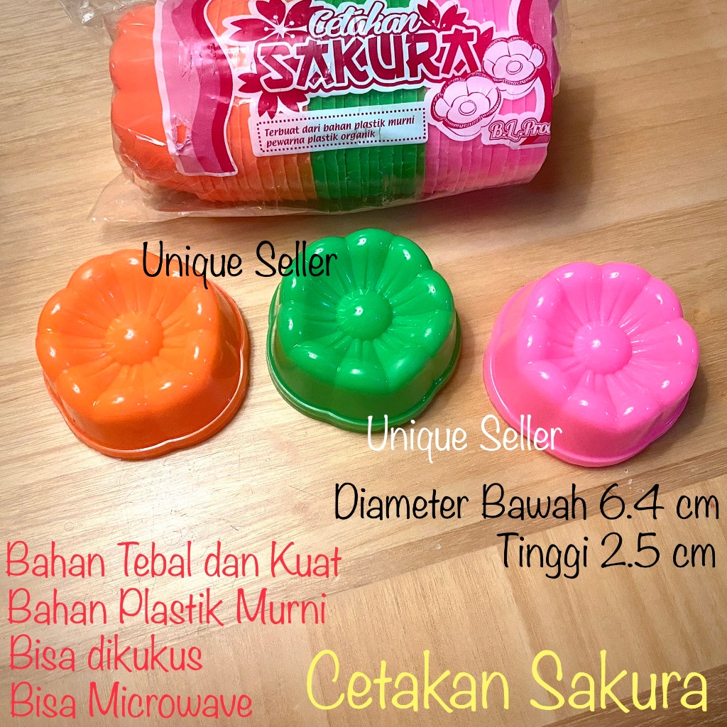 [1gross] Cetakan Kue Melati Kecil 6.5 cm isi 12 lusin / Cetakan Bunga Melati Sakura 1 gross / Cetaka