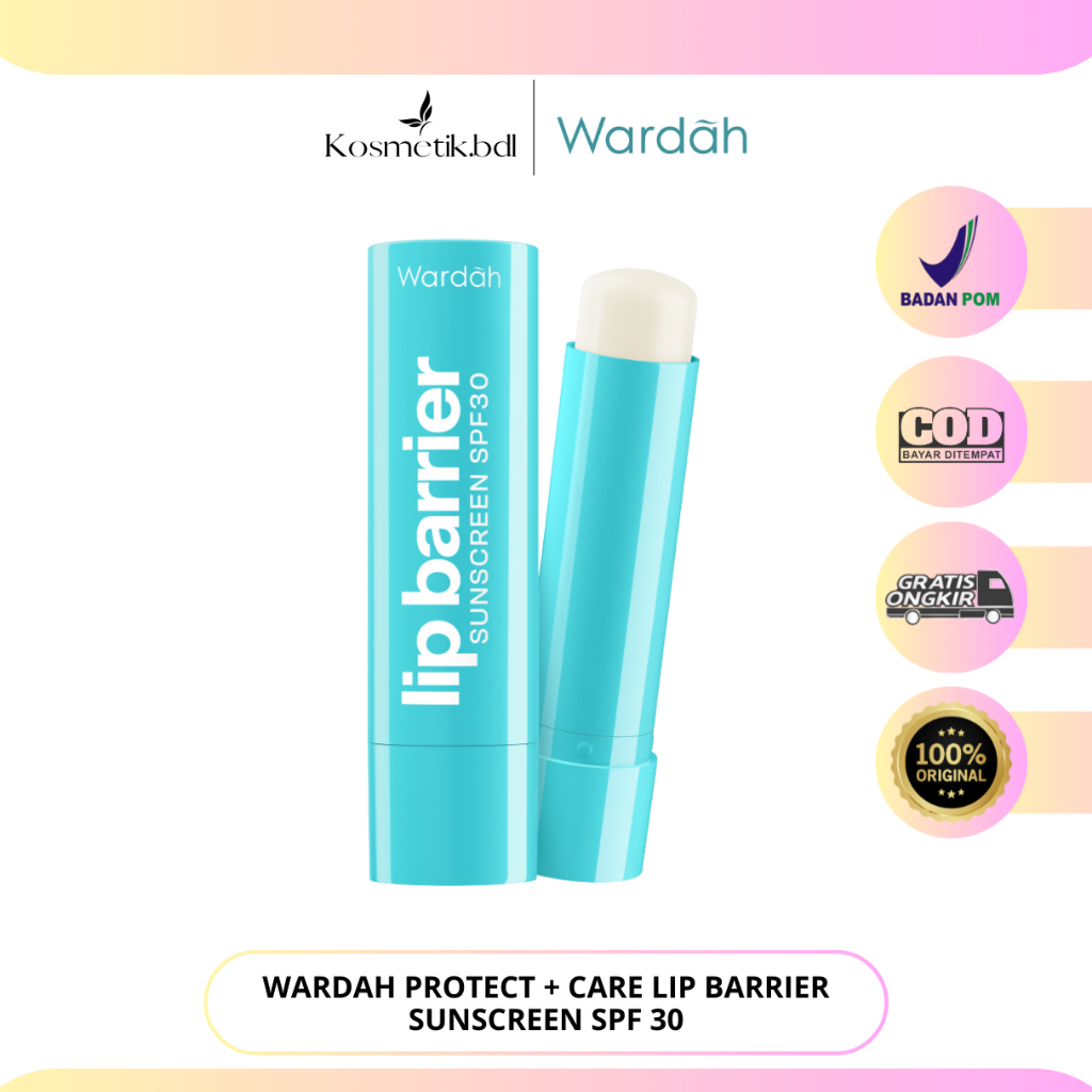 Wardah Protect + Care Lip Barrier Sunscreen Spf 30