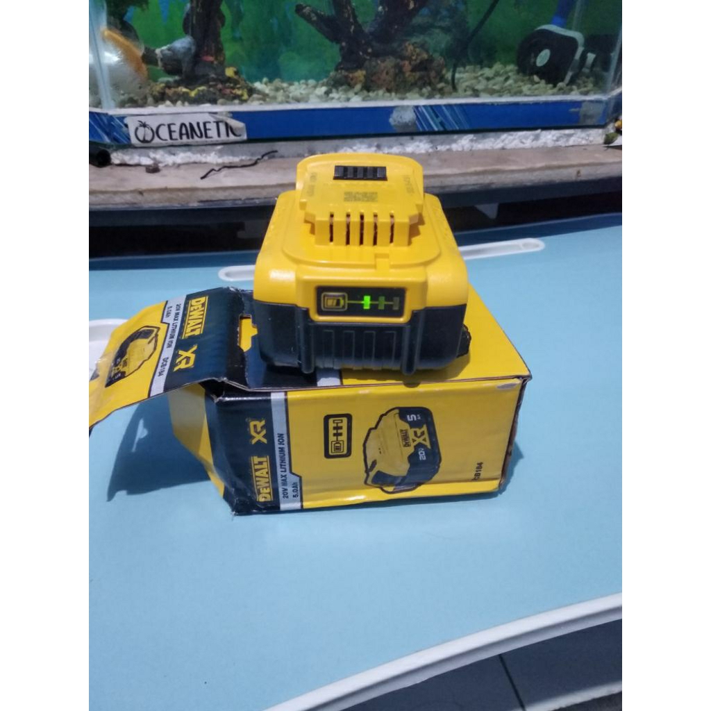 Dreambrown_ Baterai Dewalt Original 5Ah