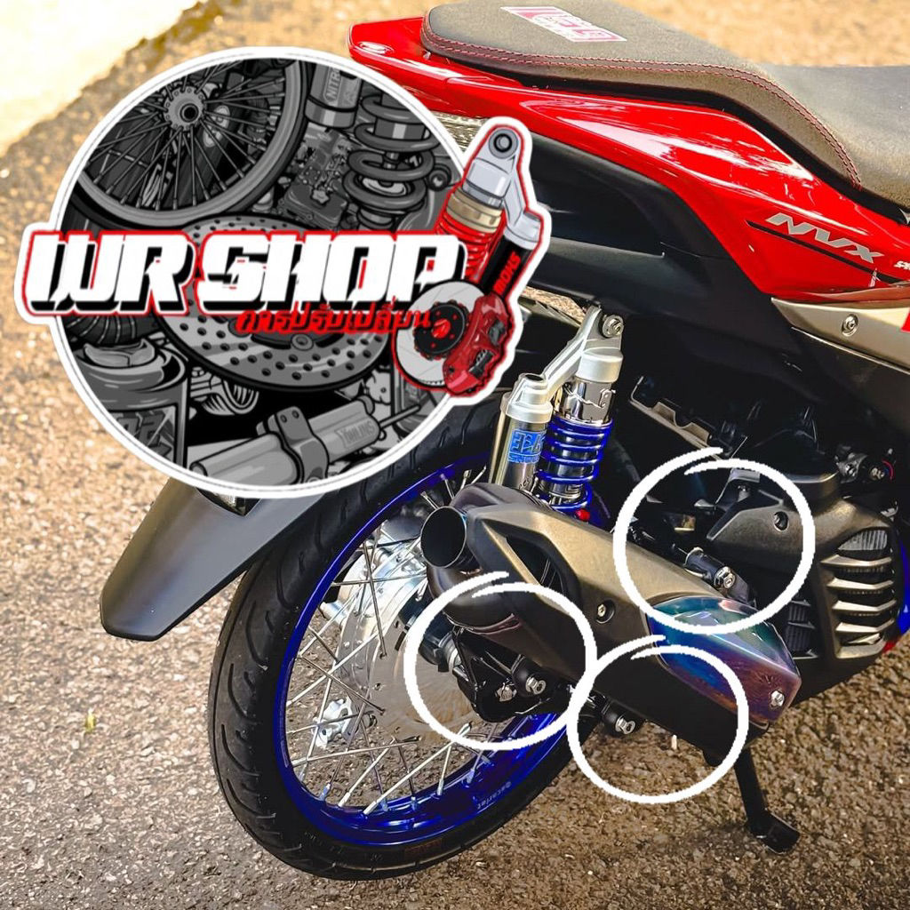 Baut probolt Knalpot Aerox Nmax Lexy stainless original heng Thailand