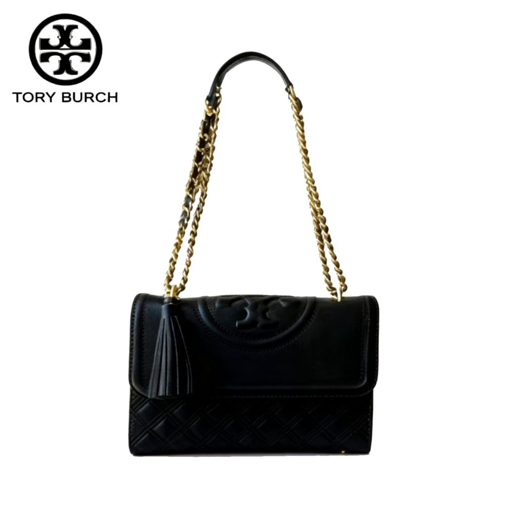 Tory Burch Fleming Convertible Bag Black / Tory Burch Fleming Bag / Fleming Convertible Bag / Tas To