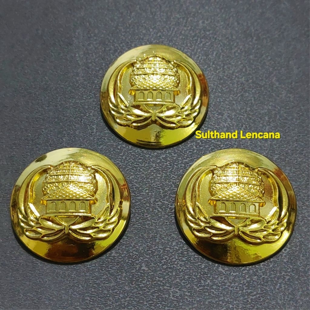 [ Paket 3 pcs ] PIN KORPRI LUXURY LAPIS KRUM EMAS TEBAL - PIN P3K - PIN KORPRI ASN MODEL TUMPUK BULA