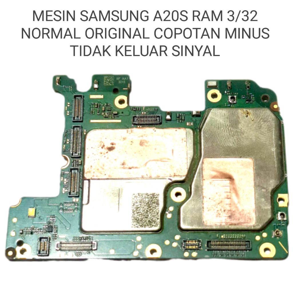 MESIN SAMSUNG A20S RAM 3/32 NORMAL ORIGINAL COPOTAN MINUS SINYAL TIDAK KELUAR