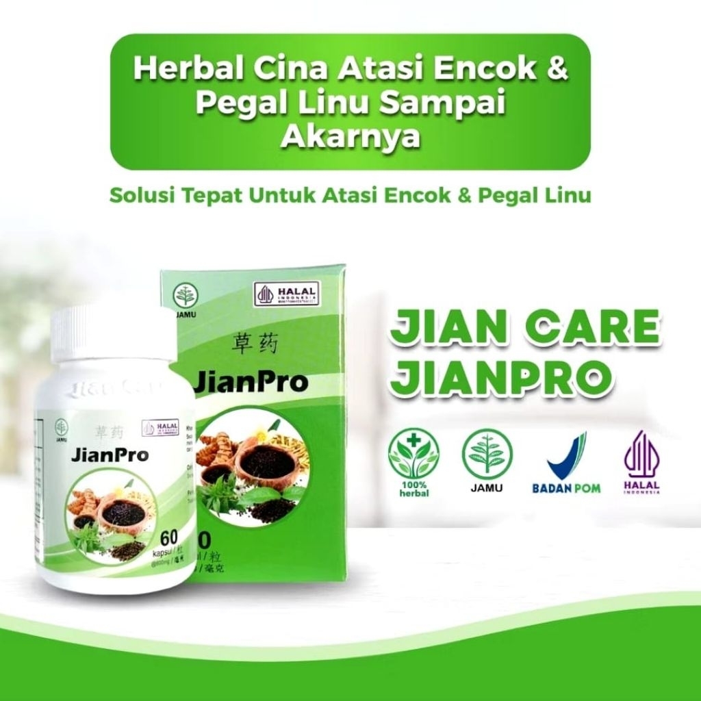 Jian Pro Obat Herbal Atasi Masalah Nyeri Sendi Dan Asam Urat Rematik