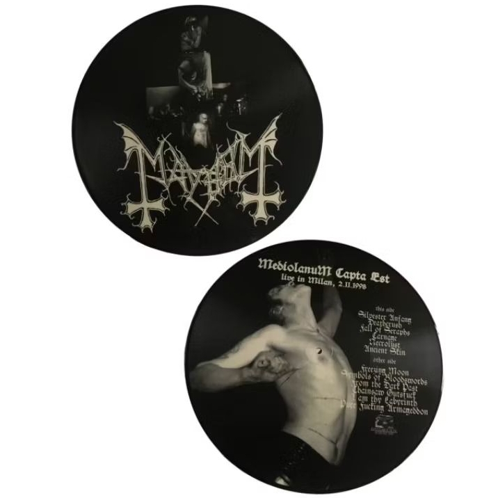 PICTURE DISC VINYL MAYHEM ‎– MEDIOLANUM CAPTA EST