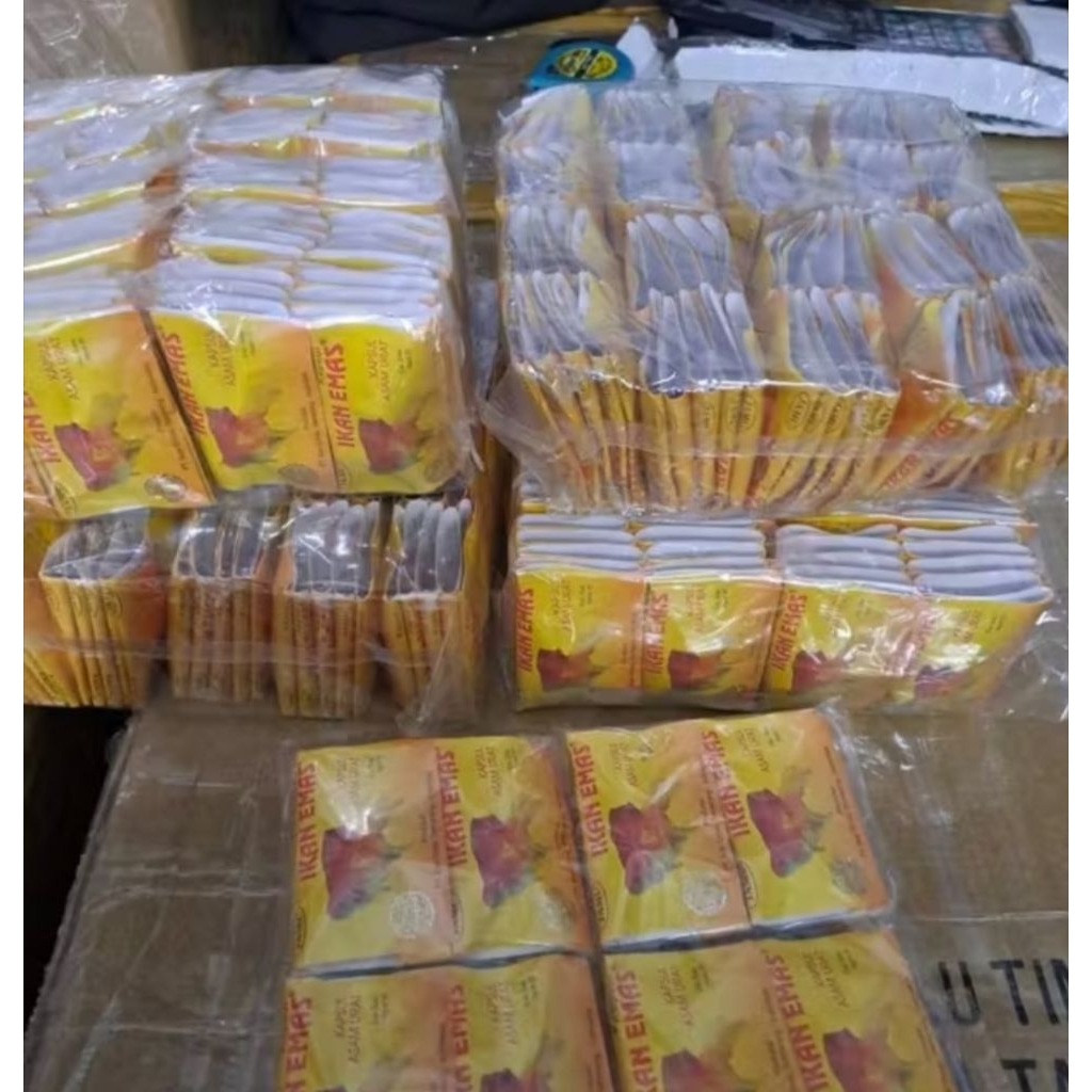 jamu asam urat cap ikan emas isi 20