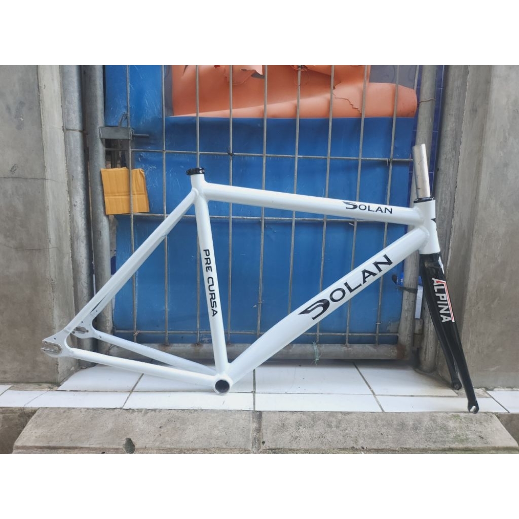 Frameset Dolan Repaint Size 52, Fork Alpina Kw, Include Seatclamp Alpina & Headset Fsa. Used, ada de