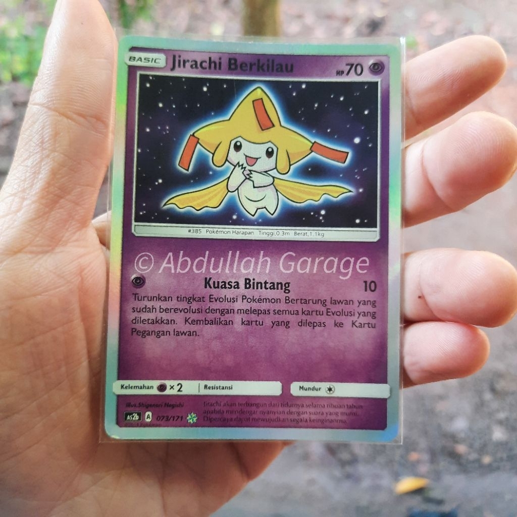 POKEMON JIRACHI BERKILAU RARE / R IND TCG