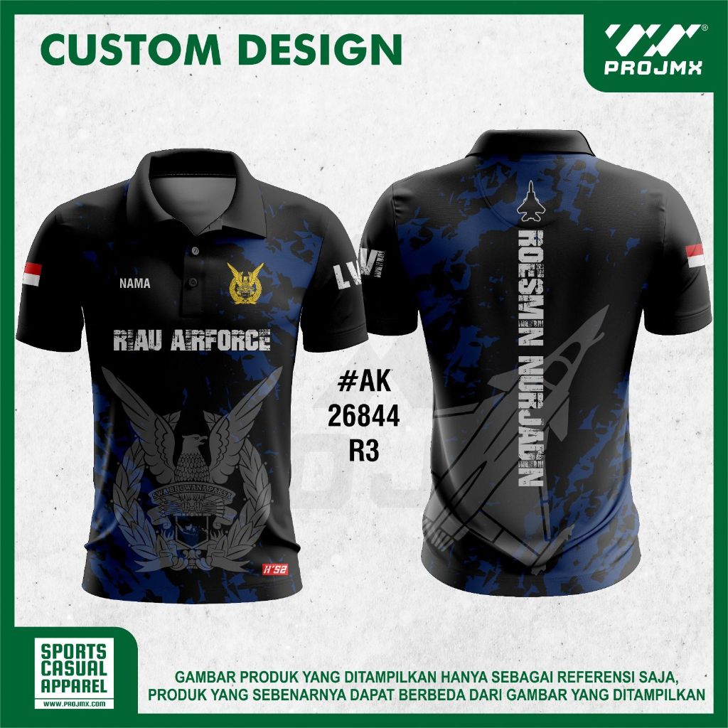 PROJMX / KAOS JERSEY RIAU AIRFORCE