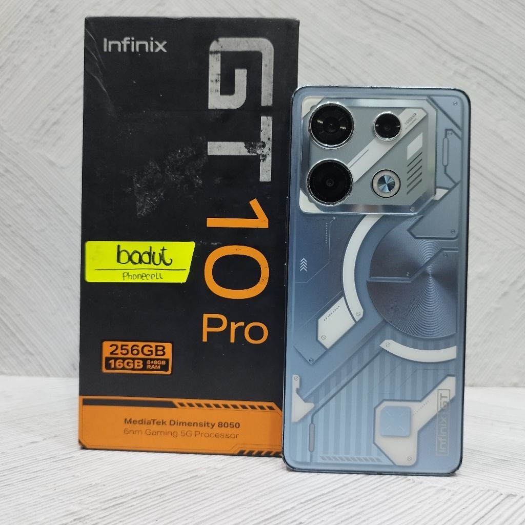 Infinix GT 10 Pro 5G 8/256GB Handphone Second Bekas Fullset