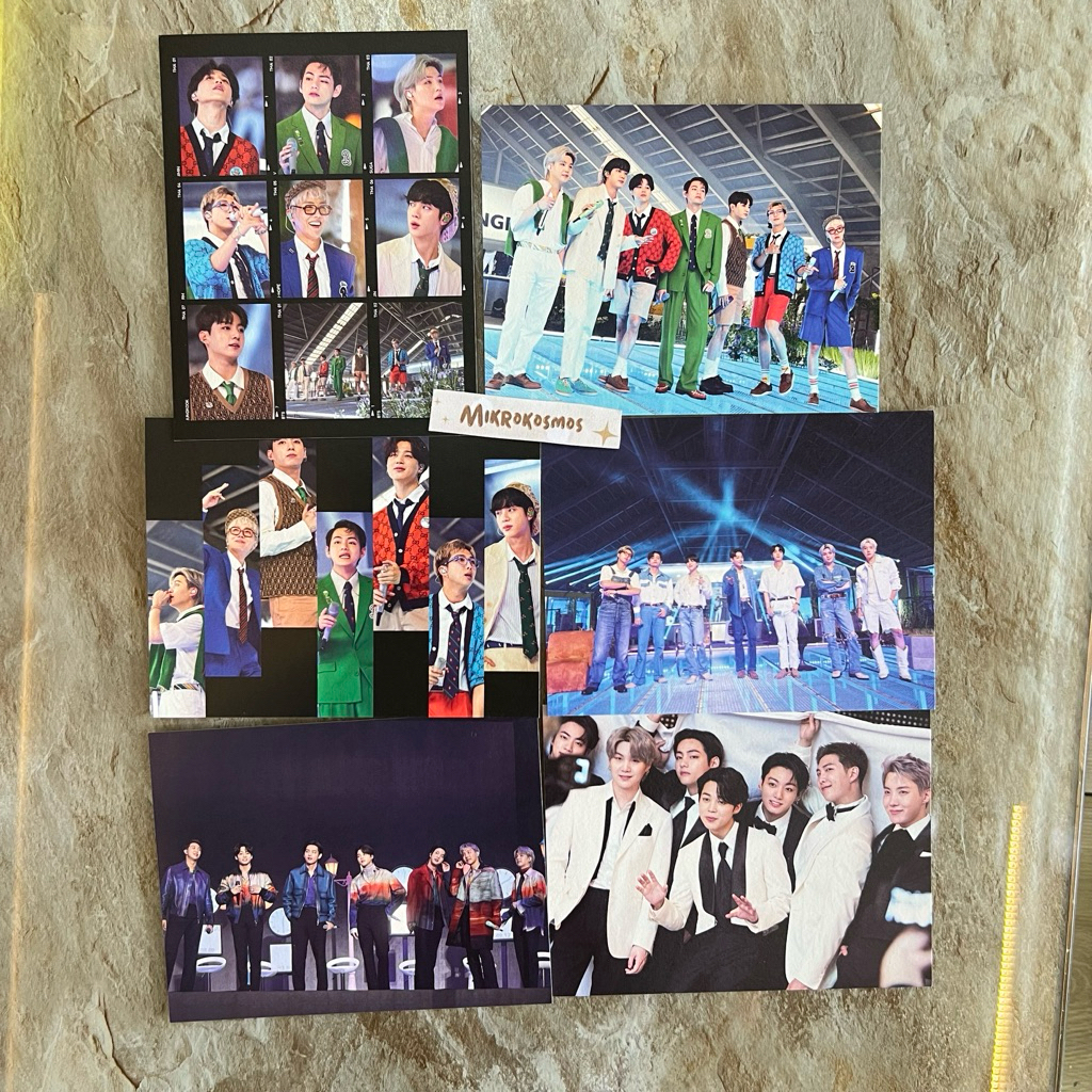 SHARING BTS THE FACT BOOK 2021: POSTCARD OT7 ALL MEMBER