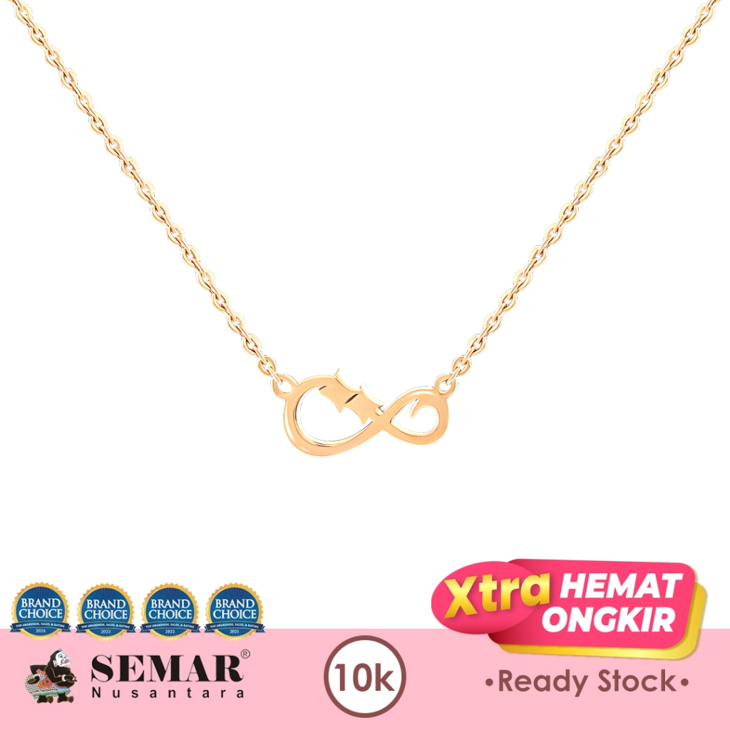 Kalung Emas The Perfect Match Cinta Luar Biasa Necklace Collection Gold 10K Semar Nusantara