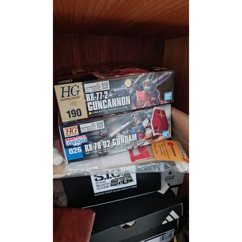 HG RX78 ORIGIN + HG GUNCANNON REVIVE