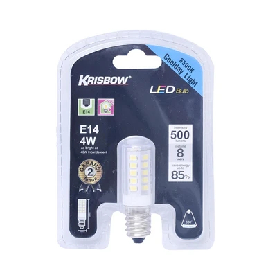 Krisbow Corn Bohlam Led 7 Watt 4 Watt Warm White Cool Daylight 800 Lumen E14 - Putih Kuning