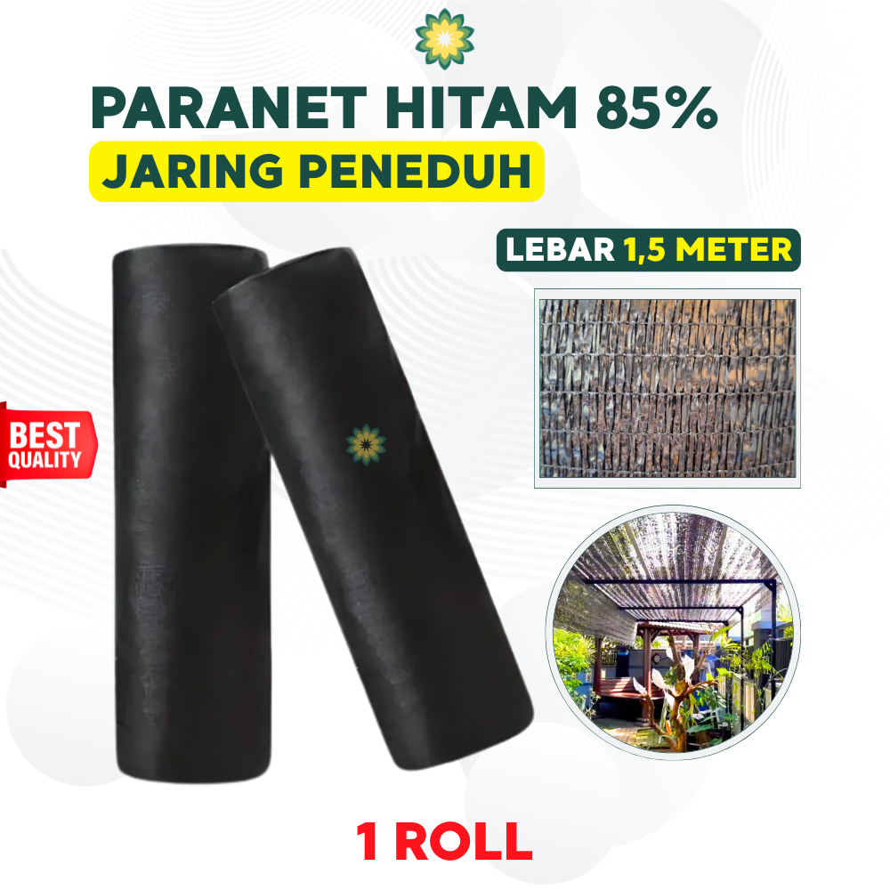 Jaring Paranet 1 Roll Lebar 1,5 Meter 85%