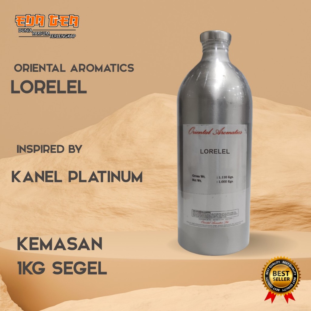 bibit parfum murni LORELEL / KANEL PLATINUM ORIENTAL 1KG SEGEL
