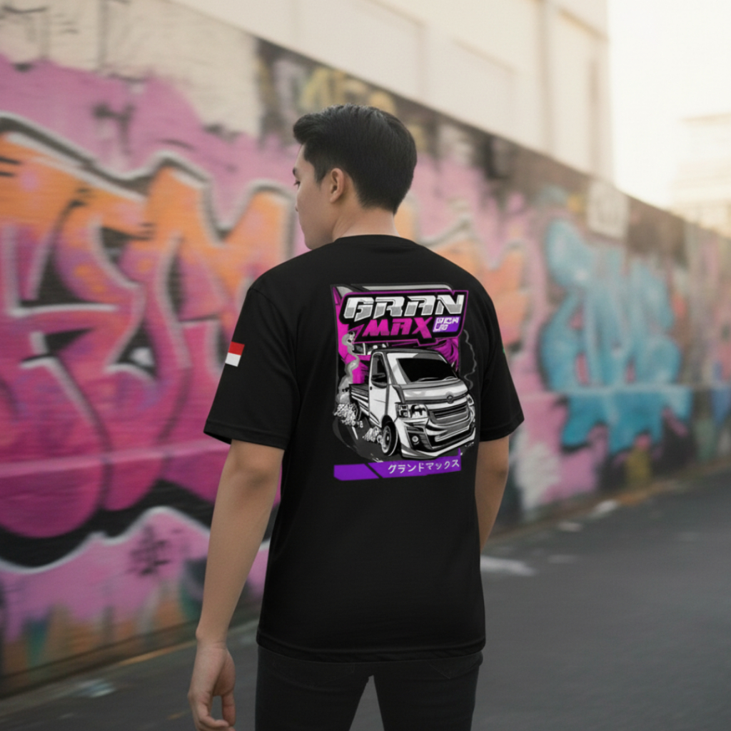 Kaos Grand Max Driver Muda Viral T Shirt Distro Driver Grand Max Bahan Katun Ready Stok