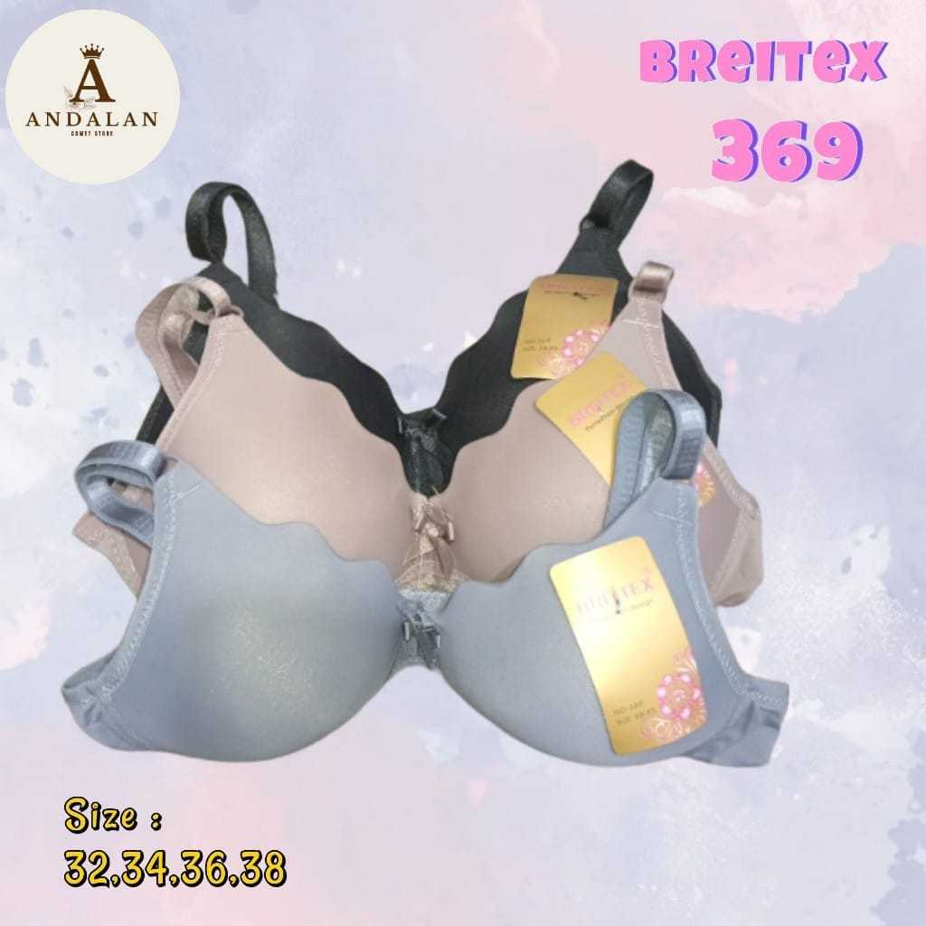 BRA REMAJA BREITEX / BH PEREMPUAN MODEL GELOMBANG TANPA KAWAT PUSH UP CUP KECIL - 369