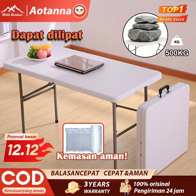 Meja Lipat/Meja Lipat plastik/Meja Lipat Outdoor/Meja Serbaguna/besar Makan Meja