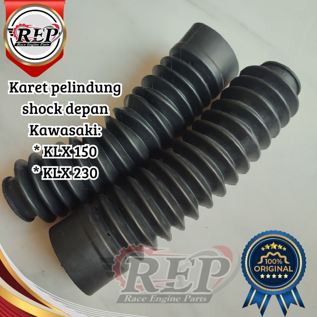 Karet pelindung shock beker depan Kawasaki KLX 150 KLX 230 original