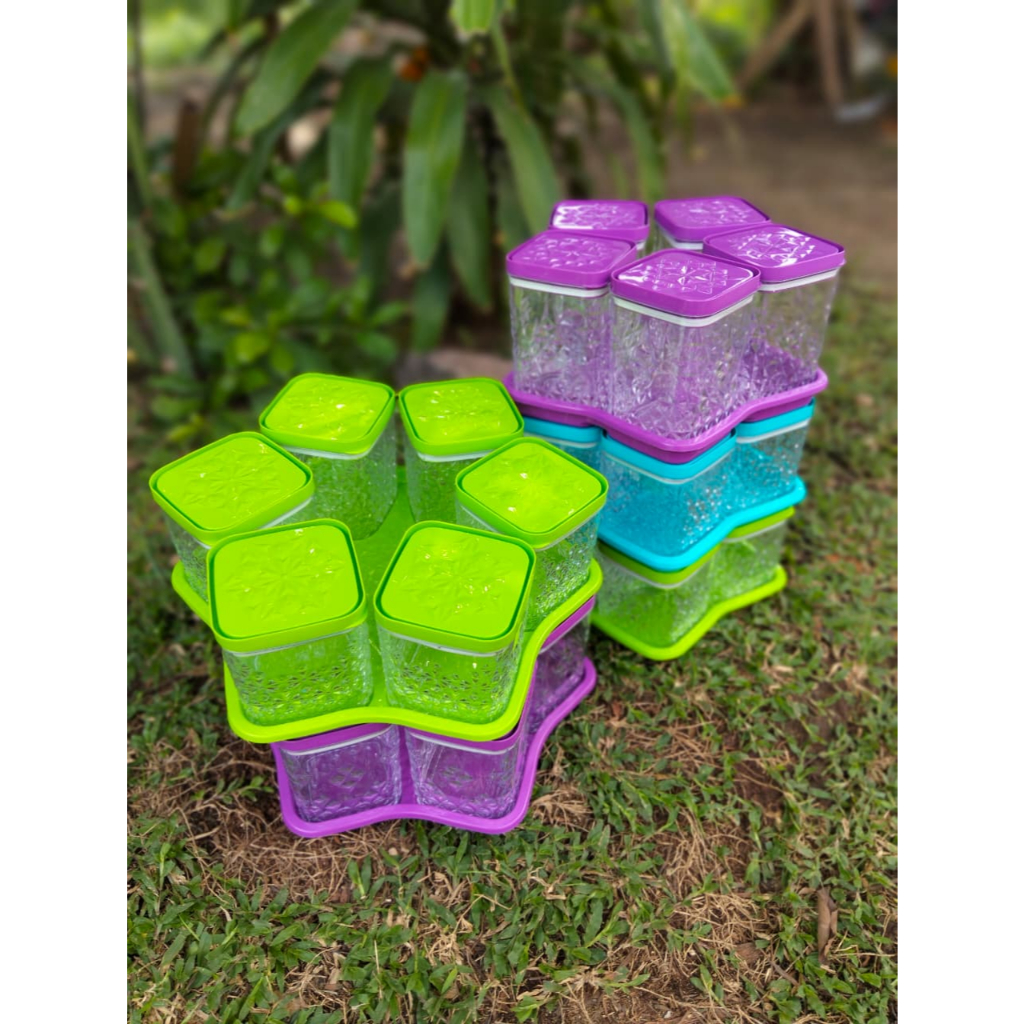 Toples Kristal Bening Set Calista - Toples + Nampan