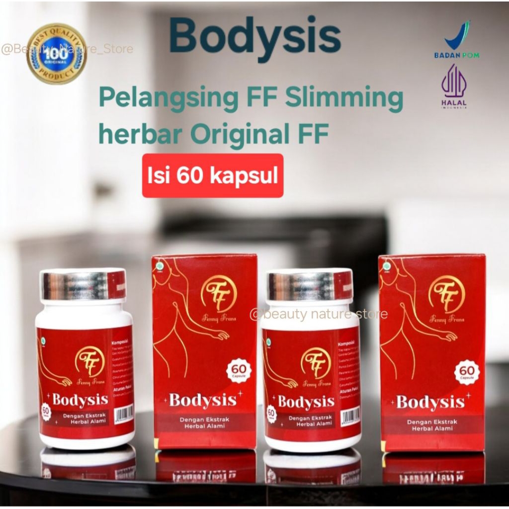 Bodysis Pelangsing FF Slimming kapsul herbal alami dan aman