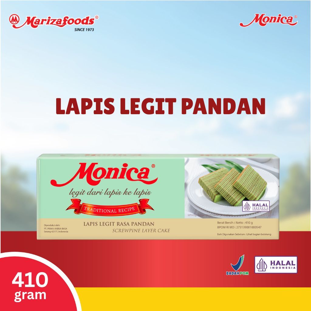 KN 311 - Monica Lapis Legit Pandan 410gr