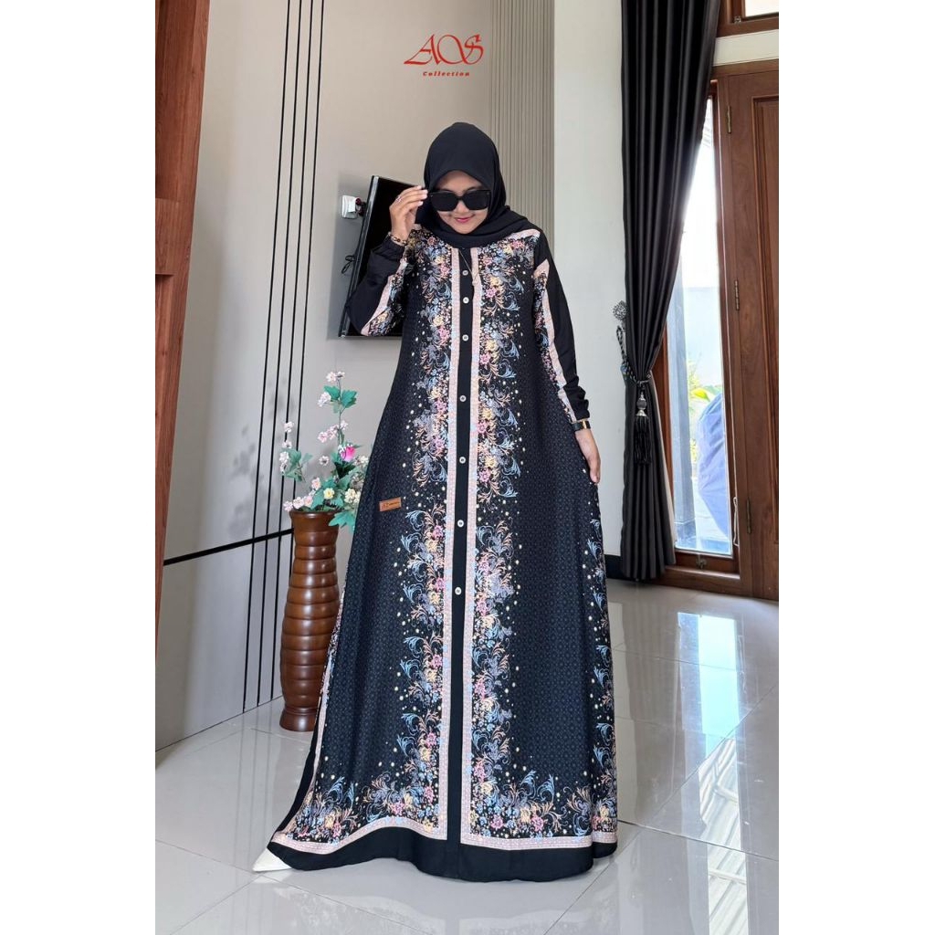 Azwa Dress by Saulin store size XL | Daily dress | gamis rayon |