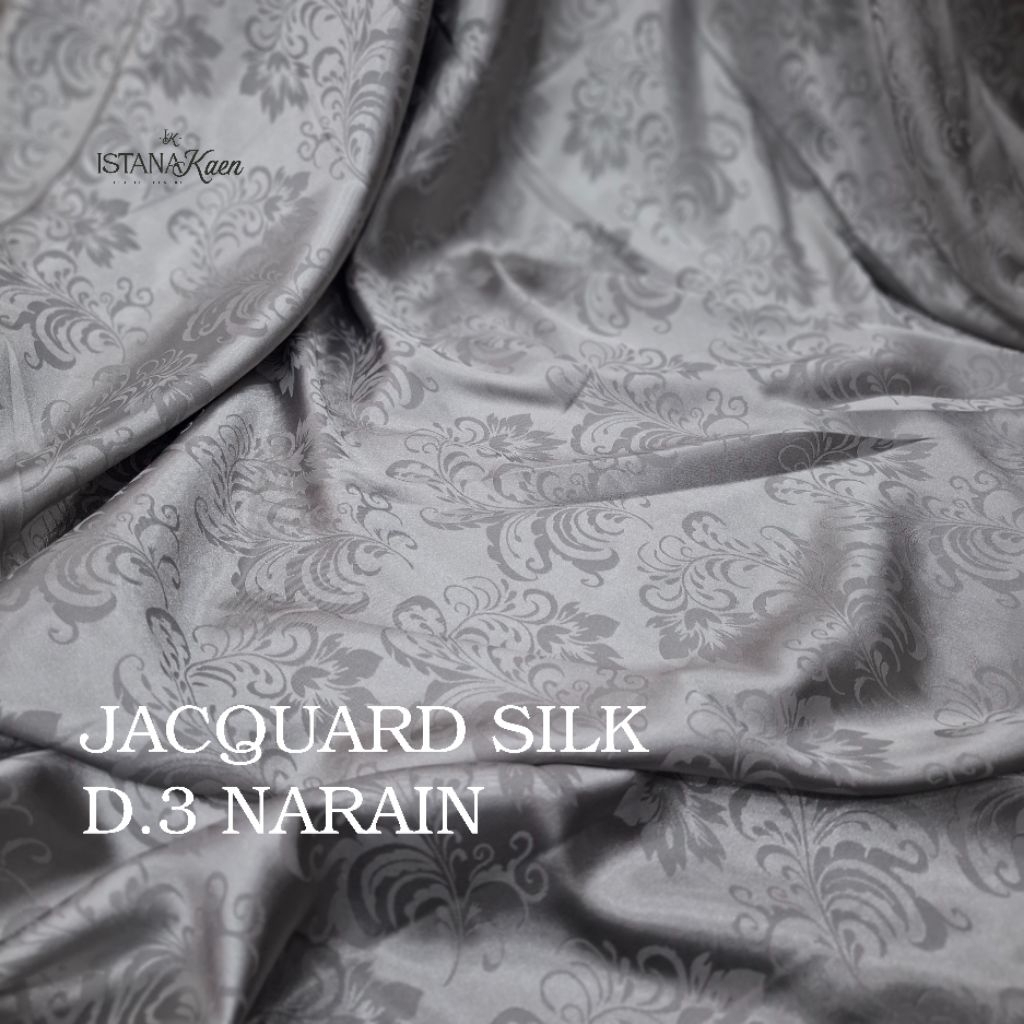 Jacquard Silk Narain | Jacquard Silk | Jaguar Silk | Satin Silk -ISTANAKAEN
