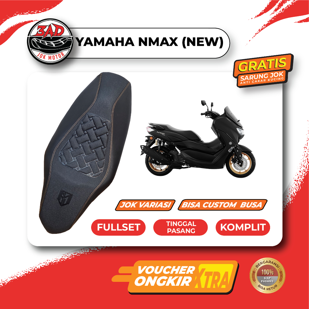 Jok Motor Nmax New 2019-2023 Fullset Variasi Siap Pasang I Jok Yamaha Nmax New