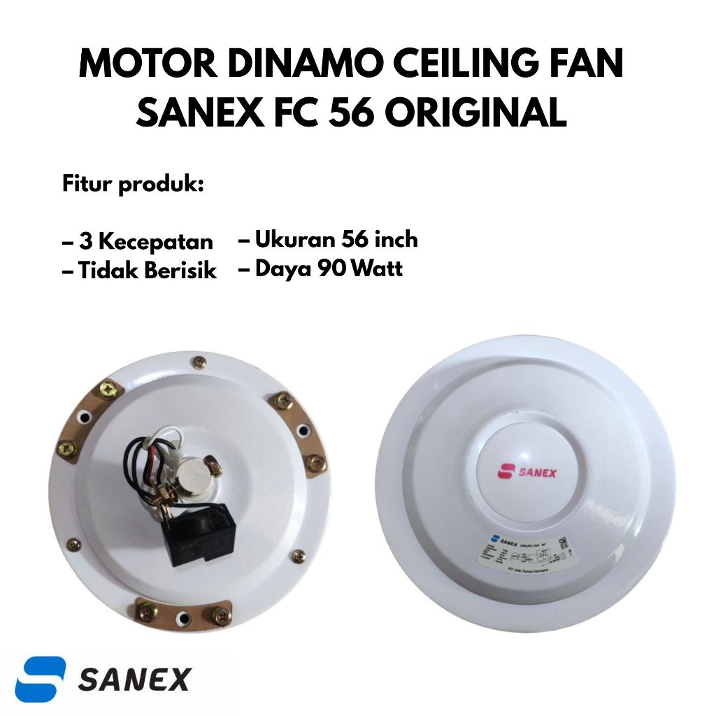 DINAMO MOTOR CEILING FAN SANEX FC-56 ORIGINAL