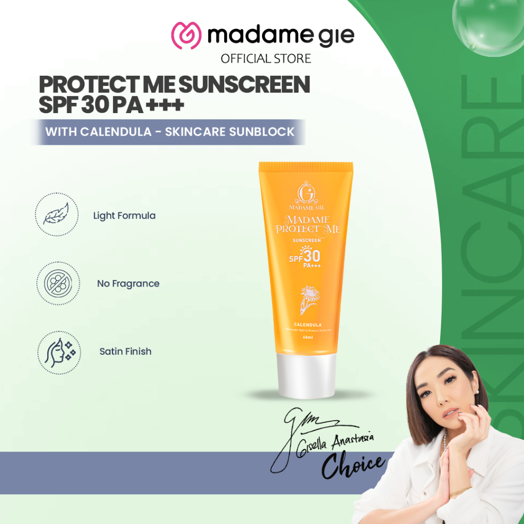 [FLASH SALE] [COMING BACK] Madame Gie Protect Me Sunscreen SPF 30 PA +++ 50ml With Calendula