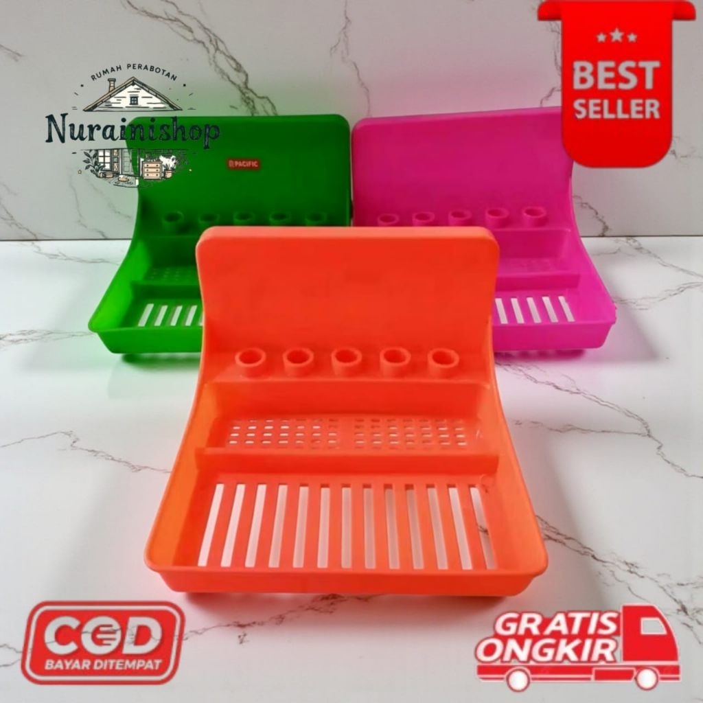 [RP] Tempat Sabun dinding tempel Susun Wadah Sabun Kamar Mandi
