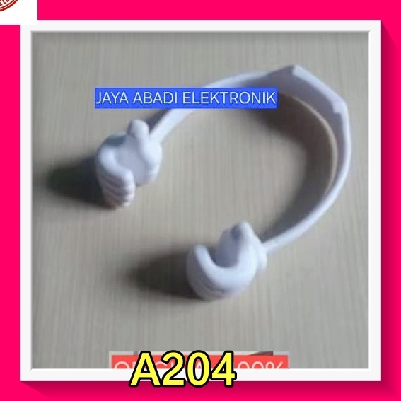 A204 Ok STANDING HOLDER JEPIT HP FLEXSIBLE ORI 100% H77 Stand Handphone Lazy Pod Arm Tripod  Desk Me