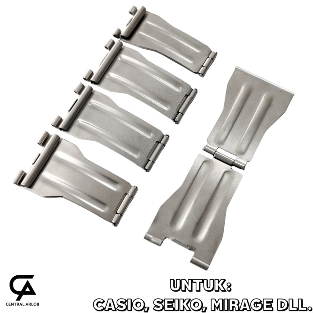 Buckle Rantai Jam Casio Pengait Rantai Jam Tangan Casio Stainless Steel