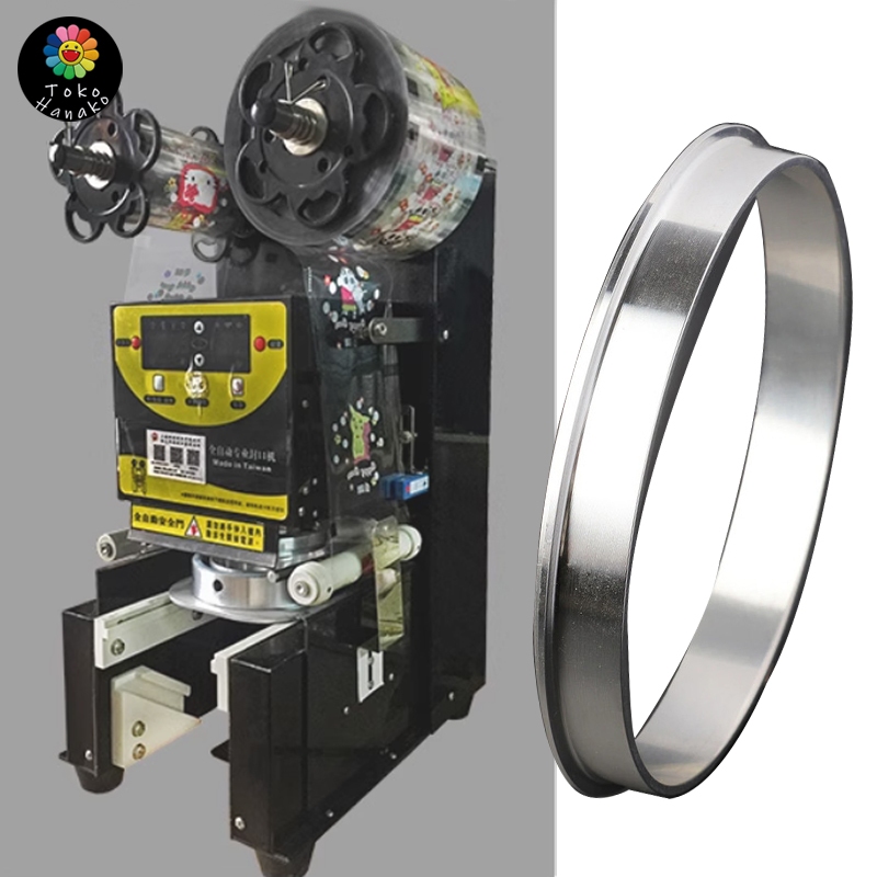 Manual Ring Cup Sealer Aluminium 90mm Ring Cup Sealer Almunium untuk Bubble Tea Paper Plastic Cup Ma