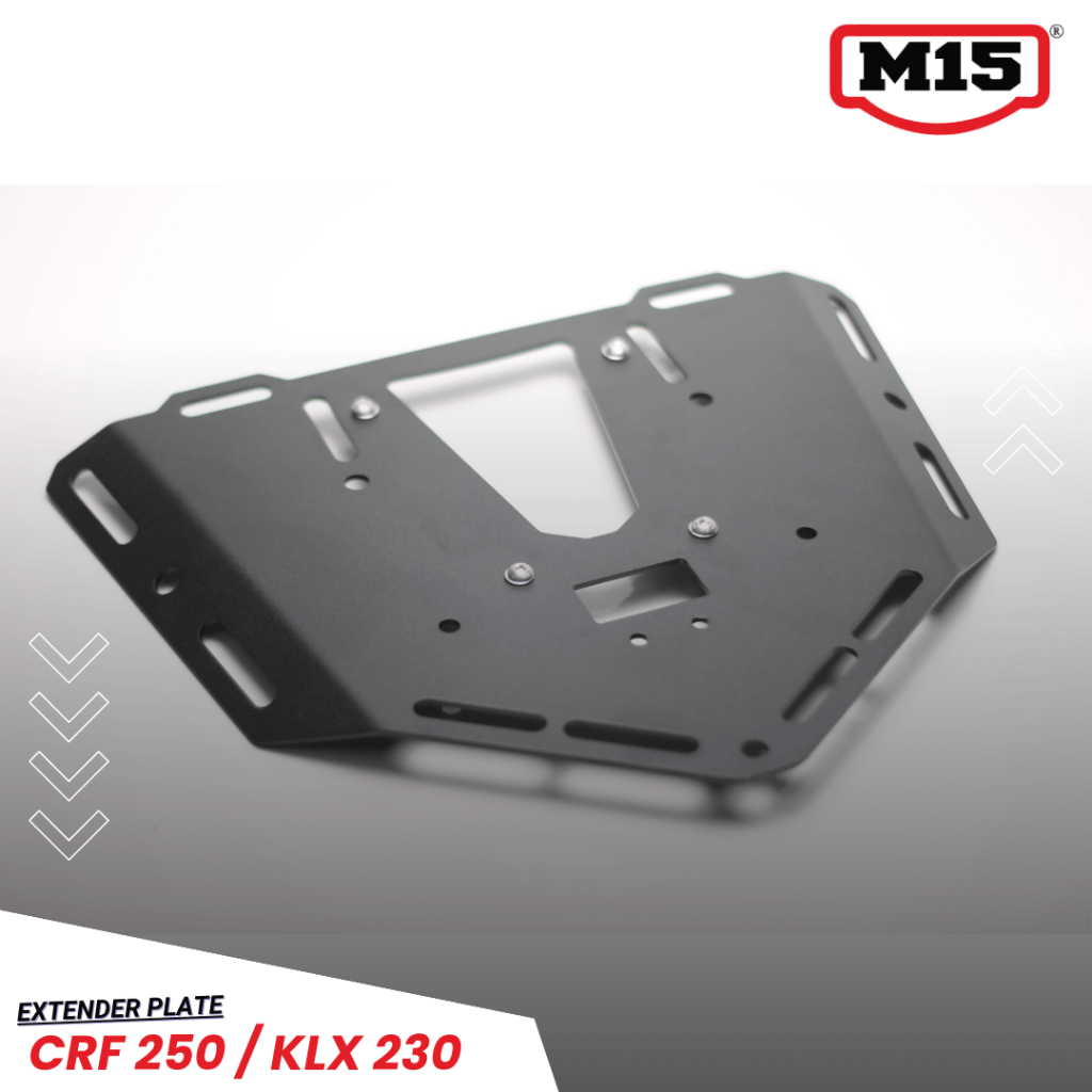 Extender Plate Rak Atas / Top Rack Extender Honda CRF 250 Rally /  CRF 250 L / Kawasaki KLX 230