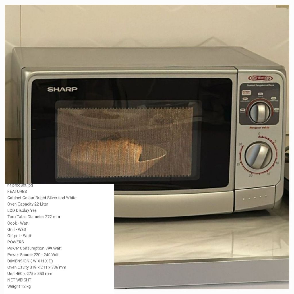 MICROWAVE SHARP LOW WATT 399