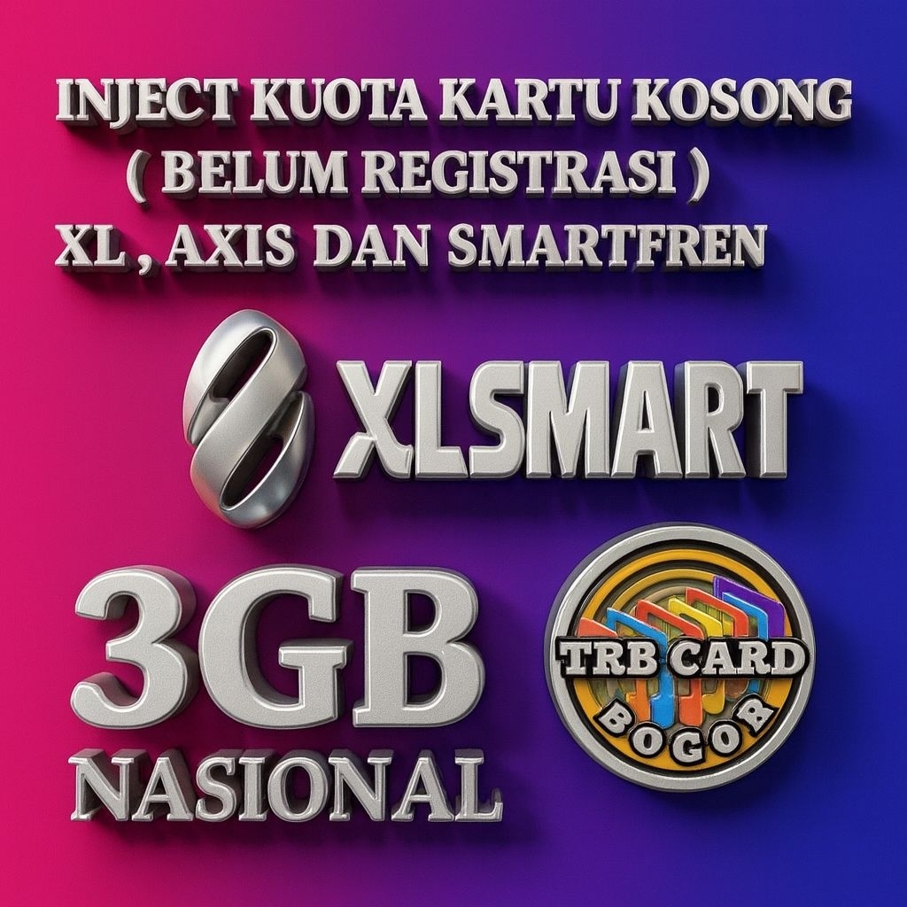 TEMBAK isi kuota internet 3gb khusus kartu perdana XL,AXIS dan SMARTFREN